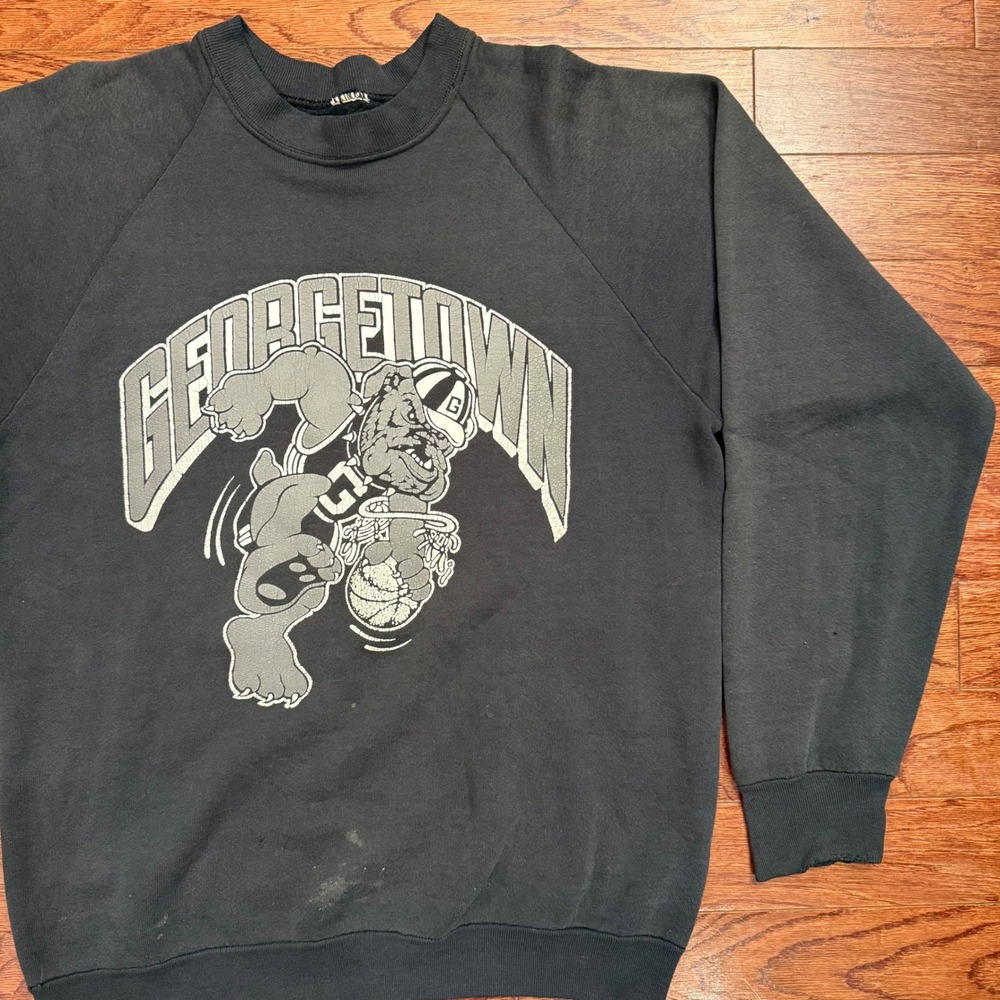 Vintage 90s Georgetown Hoyas NCAA Basketball Crewneck Sweatshirt